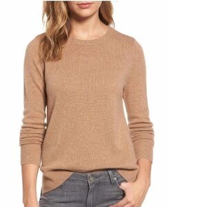 Camel Colour Cashmere Sweater By Lord and Taylor